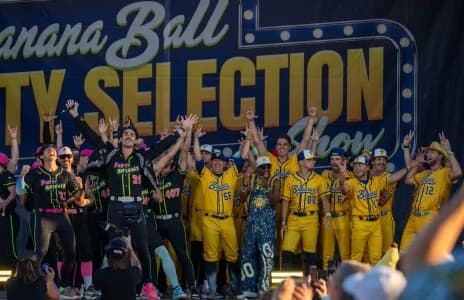 The Party Animals and Savannah Bananas announce the first international games to be played in Mexico during the Banana Ball City Selection Show on Thursday, October 15, 2026 at Historic Grayson Stadium.
